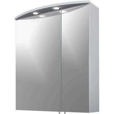 SCHILDMEYER Verona Weiß Glanz Badezimmer Spiegelschrank - 2-Türen SCHILDMEYER Verona Weiß Glanz Badezimmer Spiegelschrank - 2-Türen