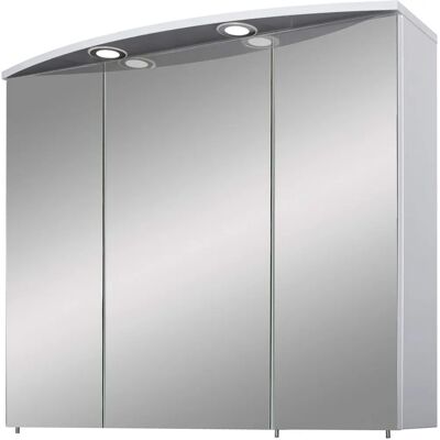 SCHILDMEYER Verona Weiß Glanz Badezimmerschrank - 3 Türen - 70cm SCHILDMEYER Verona Weiß Glanz Badezimmerschrank - 3 Türen - 70cm