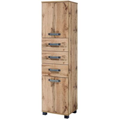 Armoire Milan SCHILDMEYER - 2 Portes, 3 Tiroirs, 40,5cm de Largeur - Publicité Armoire Milan SCHILDMEYER - 2 Portes, 3 Tiroirs, 40,5cm de Largeur - Publicité