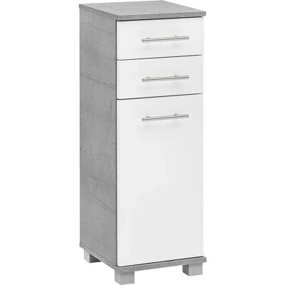 SCHILDMEYER Nitros Bad-Unterschrank - 30,3x88,6x32,6cm Weiß SCHILDMEYER Nitros Bad-Unterschrank - 30,3x88,6x32,6cm Weiß