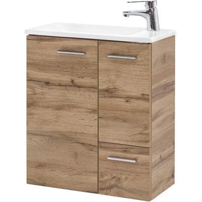 Schildmeyer Matteo Waschtisch - Braun, 50x25x60cm Schildmeyer Matteo Waschtisch - Braun, 50x25x60cm