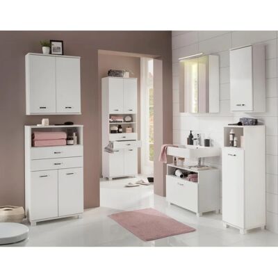 SCHILDMEYER Colli Weiß Badezimmer Schrank - Badezimmer Schrank SCHILDMEYER Colli Weiß Badezimmer Schrank - Badezimmer Schrank