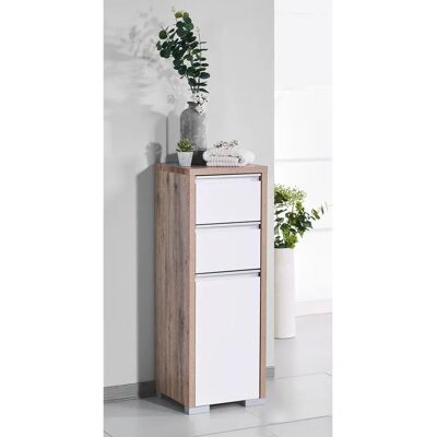 SCHILDMEYER Bello Badkamerkast - 1 plank, 2 lades, 1 deur SCHILDMEYER Bello Badkamerkast - 1 plank, 2 lades, 1 deur