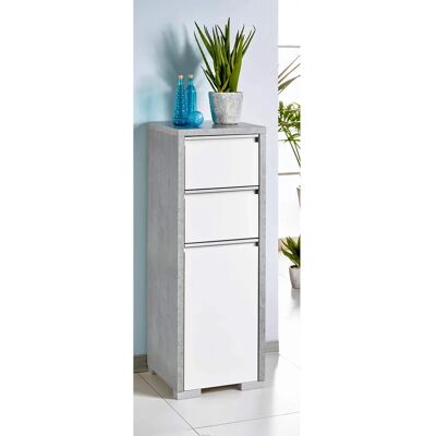 SCHILDMEYER Bello Armário de banheiro - 97x34.5x33cm - Cinza SCHILDMEYER Bello Armário de banheiro - 97x34.5x33cm - Cinza