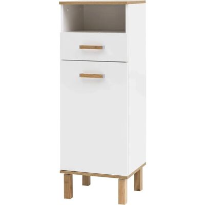 Armoire de bain SCHILDMEYER Padua - Blanc Eichen Landhaus - Publicité Armoire de bain SCHILDMEYER Padua - Blanc Eichen Landhaus - Publicité