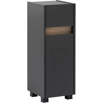 MÖBELPARTNER Cosmo Gabinete de baño en anthracita - Muebles de baño MÖBELPARTNER Cosmo Gabinete de baño en anthracita - Muebles de baño