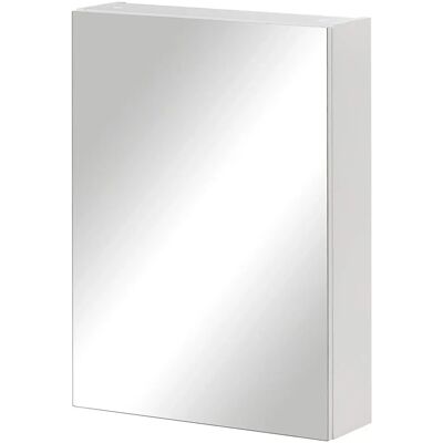 MÖBELPARTNER Espejo de baño blanco brillo 50x70cm MÖBELPARTNER Espejo de baño blanco brillo 50x70cm