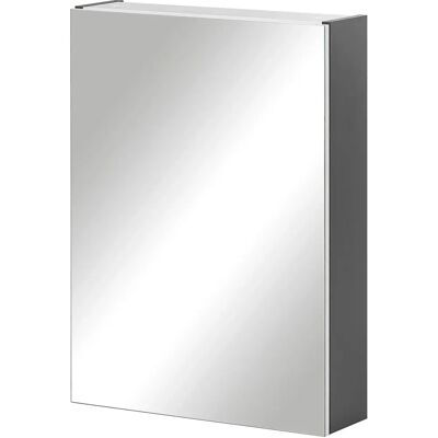 MÖBELPARTNER Basic Badspiegelschrank - Anthrazit - 50cm MÖBELPARTNER Basic Badspiegelschrank - Anthrazit - 50cm