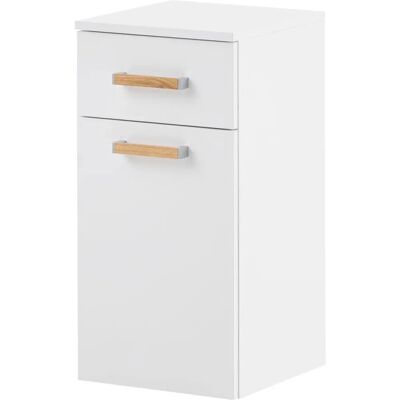 SCHILDMEYER Duo Mobile da Parete - Bianco, Legno FSC, Chiusura Morbida - Bagno SCHILDMEYER Duo Mobile da Parete - Bianco, Legno FSC, Chiusura Morbida - Bagno