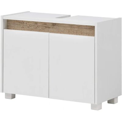 MÖBELPARTNER Cosmo Gabinete Bajo Lavabo Blanco - Baño MÖBELPARTNER Cosmo Gabinete Bajo Lavabo Blanco - Baño