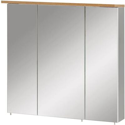 Armoire Miroir de Salle de Bain Gris Schildmeyer Profil - Armoire à Médicament - Publicité Armoire Miroir de Salle de Bain Gris Schildmeyer Profil - Armoire à Médicament - Publicité