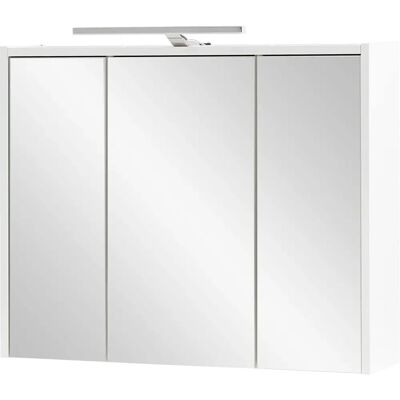 INOSIGN List Badspiegelkast - 3 Deuren, LED, Wit Glans INOSIGN List Badspiegelkast - 3 Deuren, LED, Wit Glans