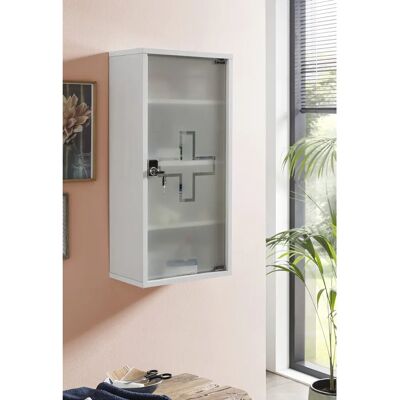 SCHILDMEYER Wido Medizinschrank - Weiß Glanz, abschließbar - Schrank SCHILDMEYER Wido Medizinschrank - Weiß Glanz, abschließbar - Schrank