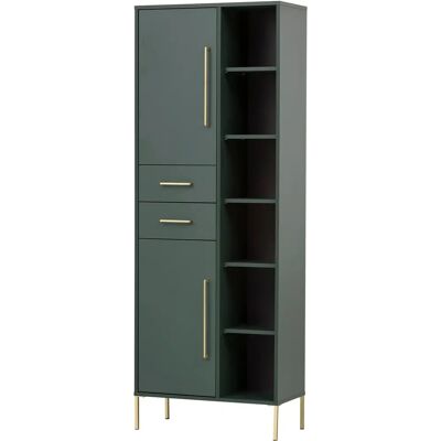 SCHILDMEYER Kent Armoire verte - Placard de bain - Publicité SCHILDMEYER Kent Armoire verte - Placard de bain - Publicité