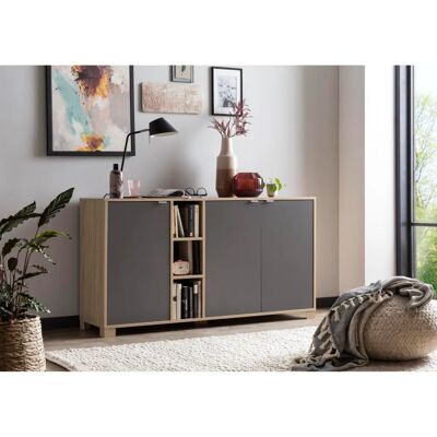 SCHILDMEYER Anouk Midischrank - 3 Türen, 78cm hoch, 144,5cm breit - Midischrank SCHILDMEYER Anouk Midischrank - 3 Türen, 78cm hoch, 144,5cm breit - Midischrank