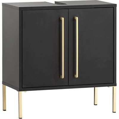 SCHILDMEYER Sarah Armoire de salle de bain noire - Meubles de bain - Publicité SCHILDMEYER Sarah Armoire de salle de bain noire - Meubles de bain - Publicité