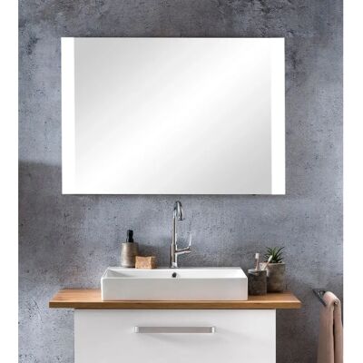Miroir LED SCHILDMEYER Star - 100x72cm - Cadre Argenté - Publicité Miroir LED SCHILDMEYER Star - 100x72cm - Cadre Argenté - Publicité