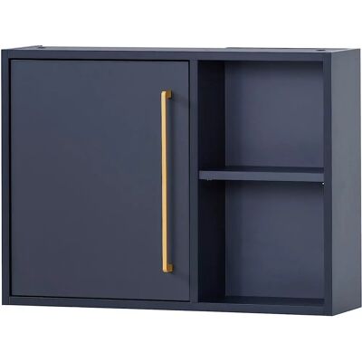 Armoire Murale Schildmeyer Kent - Bleu Nuit - 66,8cm - Publicité Armoire Murale Schildmeyer Kent - Bleu Nuit - 66,8cm - Publicité