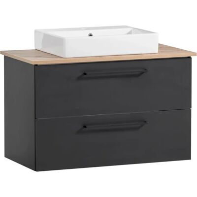 SCHILDMEYER 86cm Quadratischer Waschtisch - Badmöbel SCHILDMEYER 86cm Quadratischer Waschtisch - Badmöbel