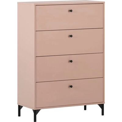SCHILDMEYER Smash dressoir - 4 lades, abrikoos, 80cm breed SCHILDMEYER Smash dressoir - 4 lades, abrikoos, 80cm breed