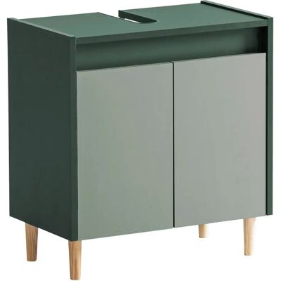SCHILDMEYER Lovis Armoire de salle de bain verte 56cm - Bois FSC - Publicité SCHILDMEYER Lovis Armoire de salle de bain verte 56cm - Bois FSC - Publicité