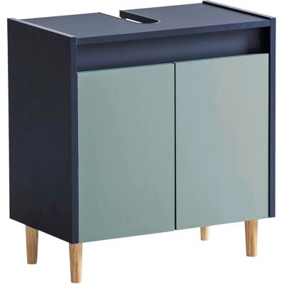 SCHILDMEYER Lovis - Meuble salle de bain bleu - 56cm Large - FSC Certifié - Publicité SCHILDMEYER Lovis - Meuble salle de bain bleu - 56cm Large - FSC Certifié - Publicité