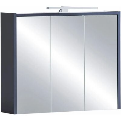 SCHILDMEYER Lovis 74cm Blau Badkamer Spiegelkast - Badmeubel SCHILDMEYER Lovis 74cm Blau Badkamer Spiegelkast - Badmeubel