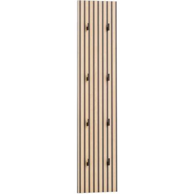Tchibo Hakenpaneel »Alexa« - 24,5x2,5x109cm - schwarz - Holz / Metall - Wandhakenpaneel Tchibo Hakenpaneel »Alexa« - 24,5x2,5x109cm - schwarz - Holz / Metall - Wandhakenpaneel
