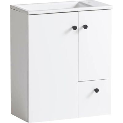 SCHILDMEYER Balto 50cm Weiß Rechteck Waschtisch - Waschtisch SCHILDMEYER Balto 50cm Weiß Rechteck Waschtisch - Waschtisch