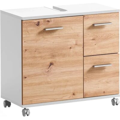 Schildmeyer Emmi Unterschrank - Artisan Eiche, Weiß, 65cm Schildmeyer Emmi Unterschrank - Artisan Eiche, Weiß, 65cm