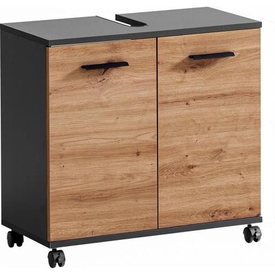 Schildmeyer Palermo Waschbeckenunterschrank - 59 cm, anthrazit Schildmeyer Palermo Waschbeckenunterschrank - 59 cm, anthrazit