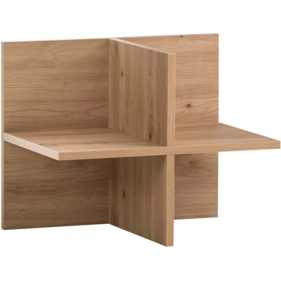 Tchibo Hank Croisement d'Étagère - 47,5x33x38,5cm - Marron - Bois/Métal/Plastique - Publicité Tchibo Hank Croisement d'Étagère - 47,5x33x38,5cm - Marron - Bois/Métal/Plastique - Publicité