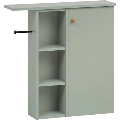 Schildmeyer Bjarne Seitenschrank - Grün, 70cm Breit, Holzgriff Schildmeyer Bjarne Seitenschrank - Grün, 70cm Breit, Holzgriff