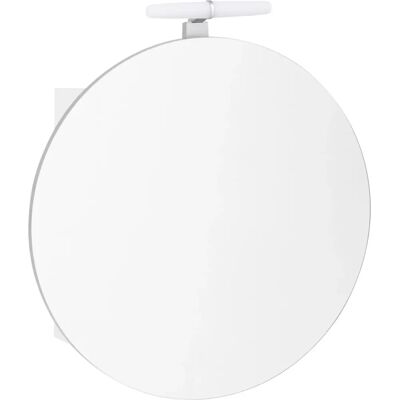 Armoire Miroir Ronde Schildmeyer Bjarne avec Éclairage LED - Rangement Salle de Bain - Publicité Armoire Miroir Ronde Schildmeyer Bjarne avec Éclairage LED - Rangement Salle de Bain - Publicité
