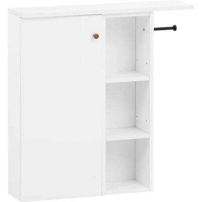 Meuble latéral Schildmeyer Bjarne - Blanc, 70,7x74,3x17cm - Bois FSC - Publicité Meuble latéral Schildmeyer Bjarne - Blanc, 70,7x74,3x17cm - Bois FSC - Publicité