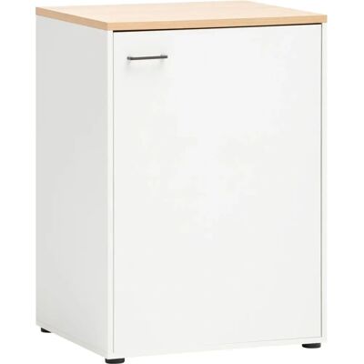Witte opbergkast Schildmeyer - 67x95.8x60cm - FSC materiaal Witte opbergkast Schildmeyer - 67x95.8x60cm - FSC materiaal