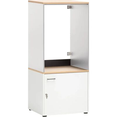 Schildmeyer Solea Mehrzweckschrank-Set - Weiß, Eiche hell - Aufbewahrungsschrank Schildmeyer Solea Mehrzweckschrank-Set - Weiß, Eiche hell - Aufbewahrungsschrank