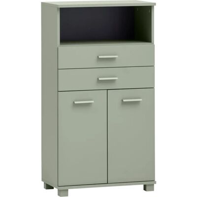 SCHILDMEYER Mono Midischrank - Grün, 2 Türen, 2 Schubladen - Highboard SCHILDMEYER Mono Midischrank - Grün, 2 Türen, 2 Schubladen - Highboard