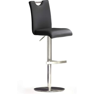 MCA FURNITURE Barhocker - Schwarz - Höhenverstellbar - 360° Drehbar MCA FURNITURE Barhocker - Schwarz - Höhenverstellbar - 360° Drehbar