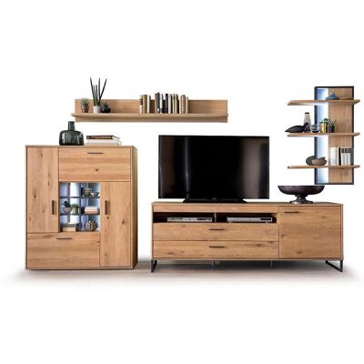 Woodford - Oakland - 338x204x50 - Wohnwand Woodford - Oakland - 338x204x50 - Wohnwand