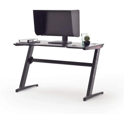 MCA FURNITURE Gaming Tisch Carbon Look - Gaming Tisch mit RGB LED MCA FURNITURE Gaming Tisch Carbon Look - Gaming Tisch mit RGB LED