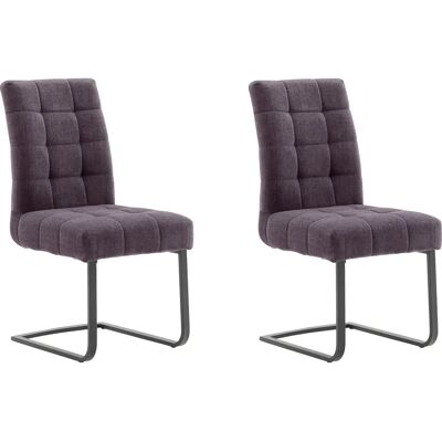 MCA FURNITURE Salta 2er-Set Esszimmerstühle Merlot Modern MCA FURNITURE Salta 2er-Set Esszimmerstühle Merlot Modern