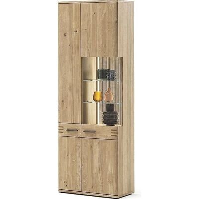 Woodford Monta Geölte Eichen Kombi-Vitrine - Vitrinen Woodford Monta Geölte Eichen Kombi-Vitrine - Vitrinen