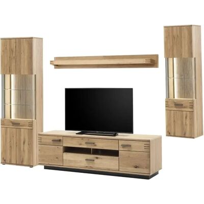 Woodford - Monta - 305 cm W - 208 cm H - Wohnwand Woodford - Monta - 305 cm W - 208 cm H - Wohnwand