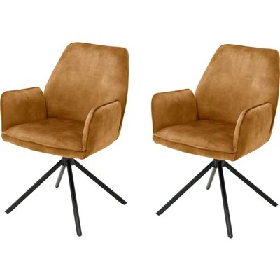 MCA FURNITURE Ottawa Sessel - Vintage, Gelb, 180° Drehbar MCA FURNITURE Ottawa Sessel - Vintage, Gelb, 180° Drehbar