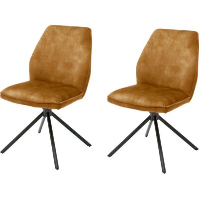 MCA FURNITURE Ottawa Vintage Velours Esszimmerstuhl - 54cm Breit MCA FURNITURE Ottawa Vintage Velours Esszimmerstuhl - 54cm Breit