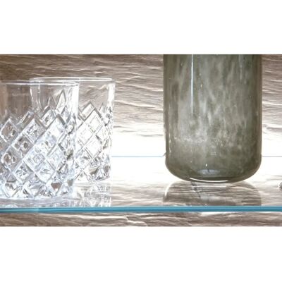 Primo Kataros Kombi-Vitrine - Holzfarben - 75x209x38 cm - Vitrinen Primo Kataros Kombi-Vitrine - Holzfarben - 75x209x38 cm - Vitrinen