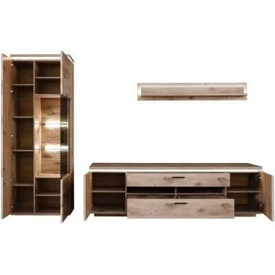 Primo - Kataros - Holzfarben - 285x209x50 - Living unit Primo - Kataros - Holzfarben - 285x209x50 - Living unit