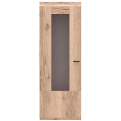 Vitrin - Vancouver - Fehér/Bianco tölgy - 161.4x95.7x42.2 cm - Displayregal Vitrin - Vancouver - Fehér/Bianco tölgy - 161.4x95.7x42.2 cm - Displayregal