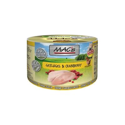 MAC's Cat 6 x 200g - Mokra karma dla kotów, bez zbóż MAC's Cat 6 x 200g - Mokra karma dla kotów, bez zbóż